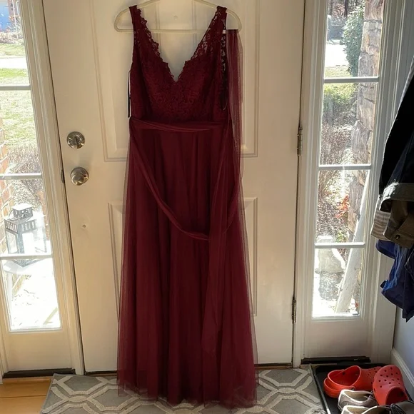 Watters Dresses | Desiree Bridesmaid Dress | Color: Red | Size: 12 | Cullene1217's Closet